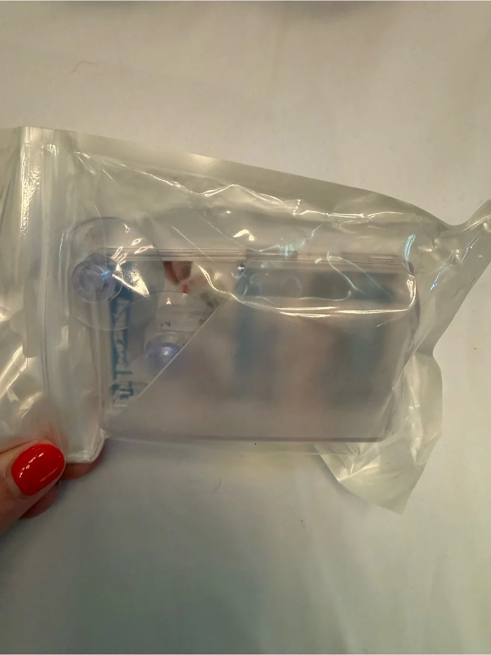 EZ Pass Windshield Holder — White Toll Transponder Pocket